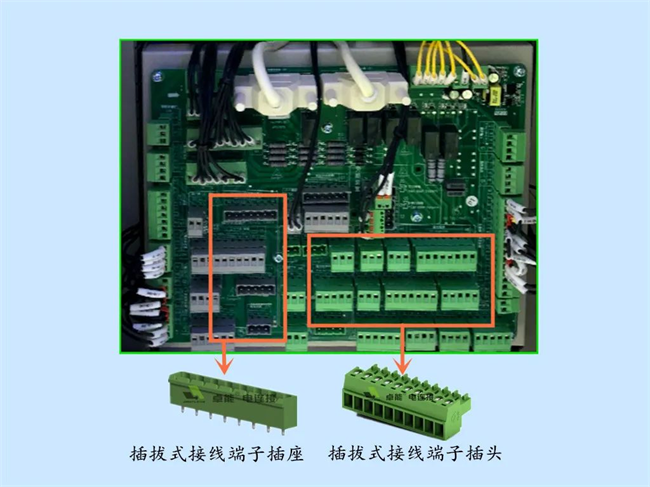 電梯控制柜接線(xiàn)端子實(shí)例圖